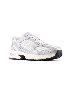 Women's New Balance 530 - Silver Mettalic / Black Cement - U530ESA - 198686705859
