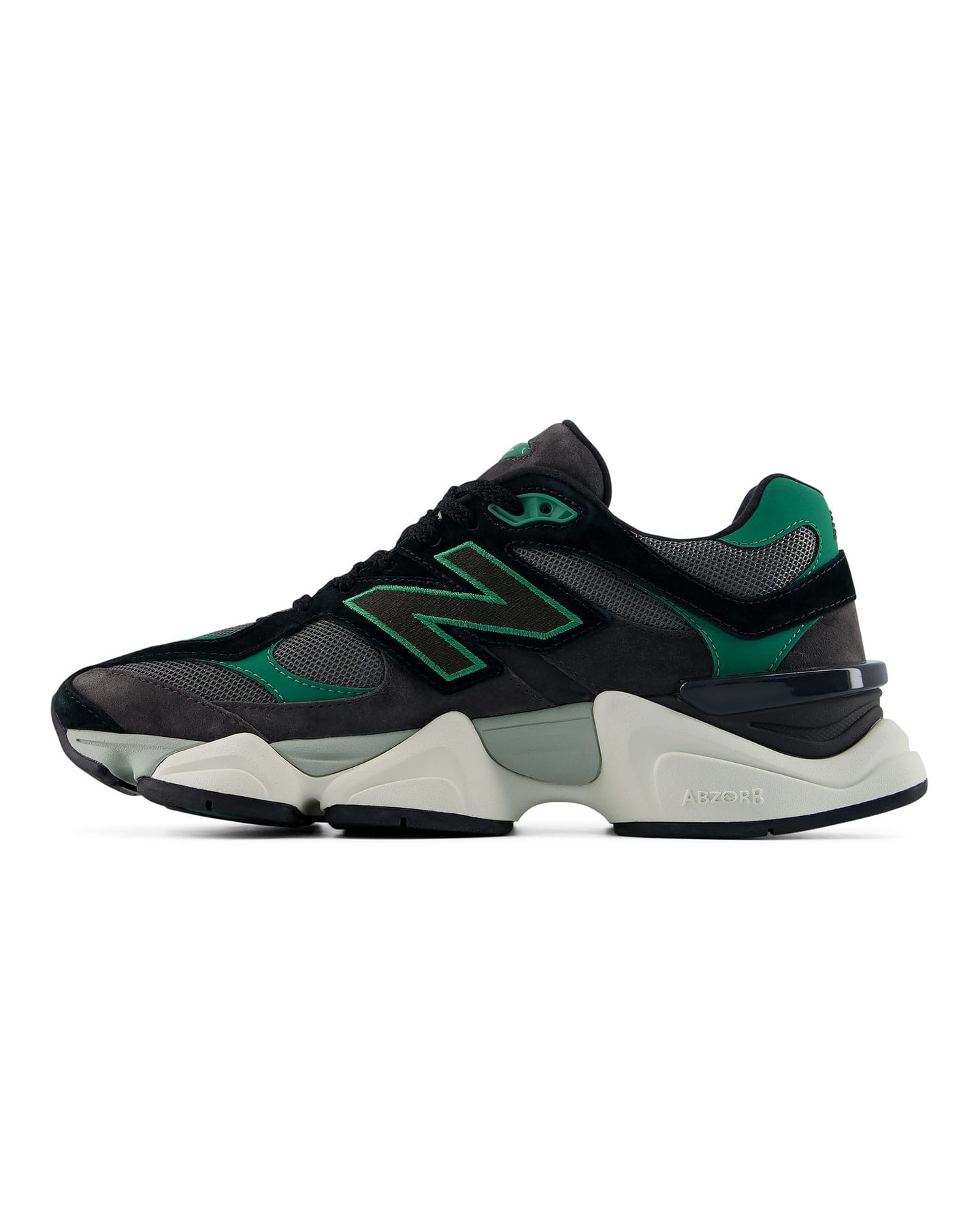 Women's New Balance 9060 - Black / Green - -