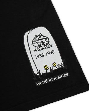 World Industries Skateboarding is Dead Tee - Black - -