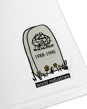 World Industries Skateboarding is Dead Tee - White - -