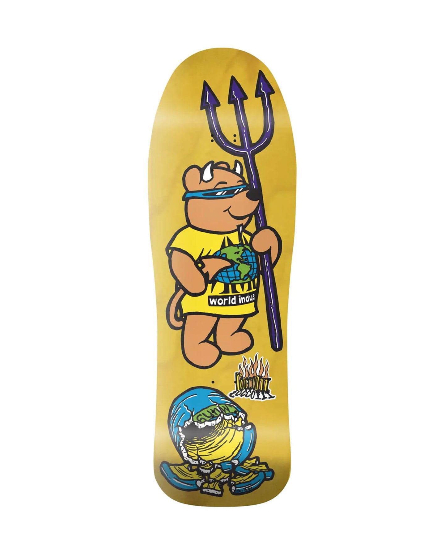 World Industries Steve Rocco III Deck - 9.75" - WLD510010-Yellow-9.75 - 810179485344