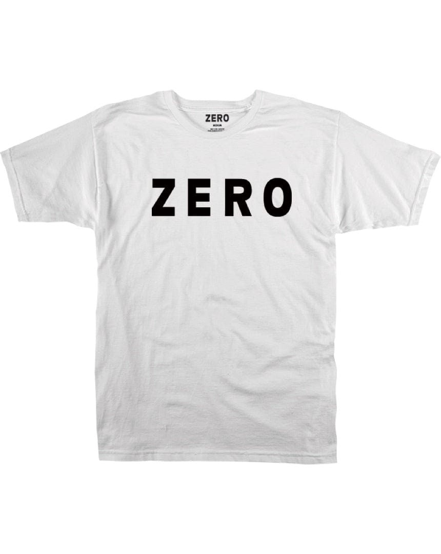 Zero T-Shirt Medium Zero Army Short Sleeve Tee - White